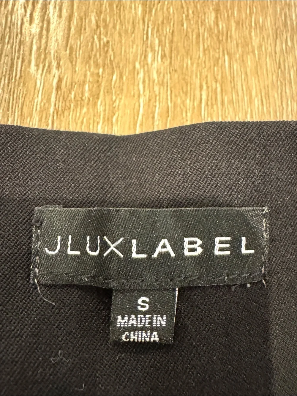 JLux Label Black High-Waist Pleated Dress Pants